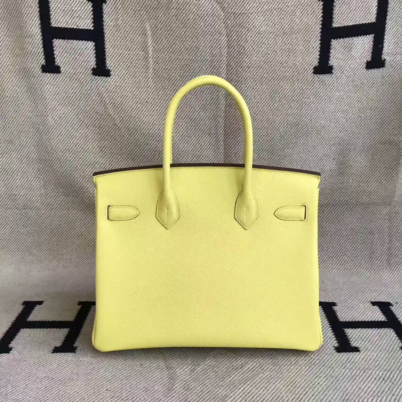 On Sale Hermes Birkin Bag 30cm in 9R Lemon Yellow Epsom Leather