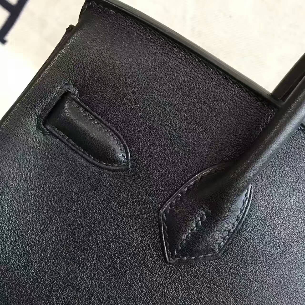 Wholesale Hermes Black Swift Calfskin Leather Birkin Bag 30cm