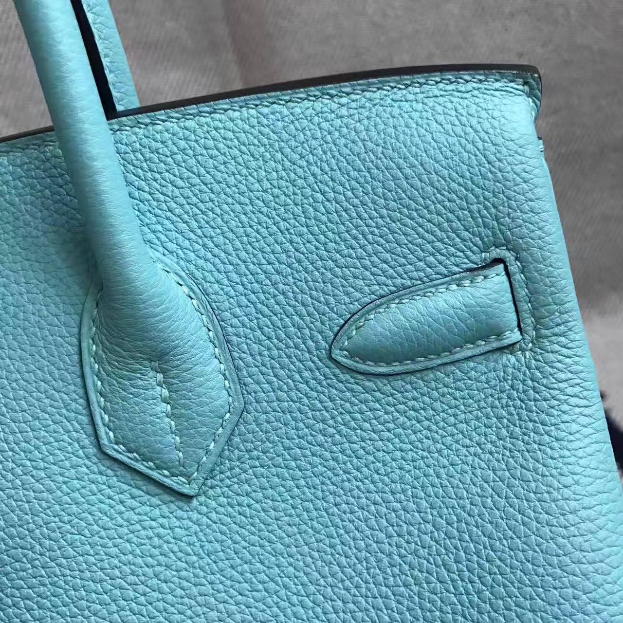 On Sale Hermes 3P Blue Attol Togo Calfskin Leather Birkin Bag 30cm