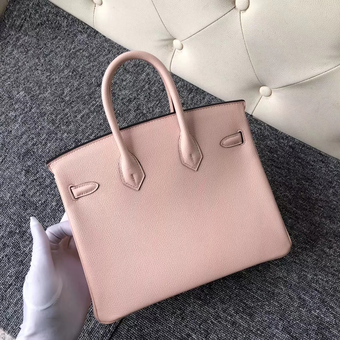 Pretty Hermes Epsom Birkin Bag25CM in P1 Rose Elglantine Gold Hardware