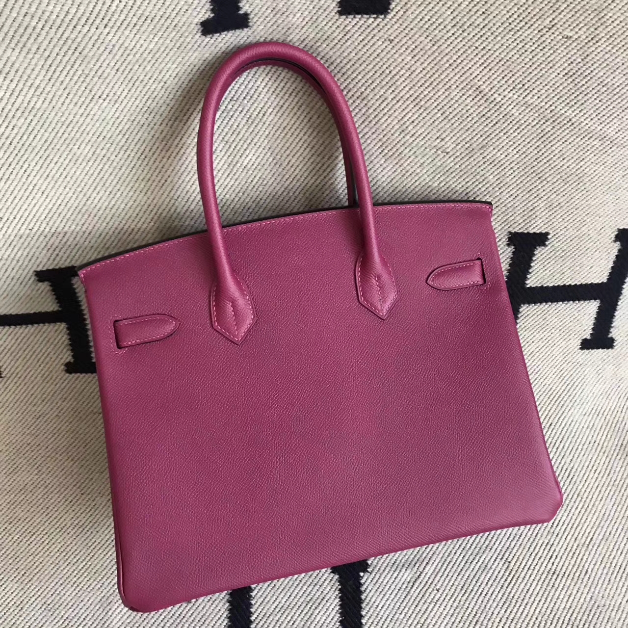 Discount Hermes I3 Fuchsia Epsom Leather Birkin Bag30cm