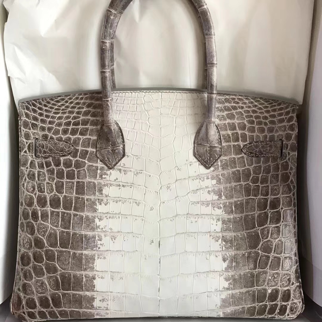 Discount Hermes Himalaya Crocodile Leather Birkin30CM Tote Bag
