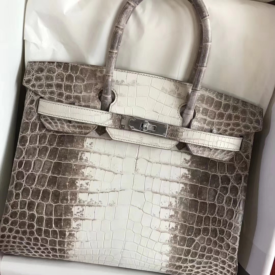 Discount Hermes Himalaya Crocodile Leather Birkin30CM Tote Bag