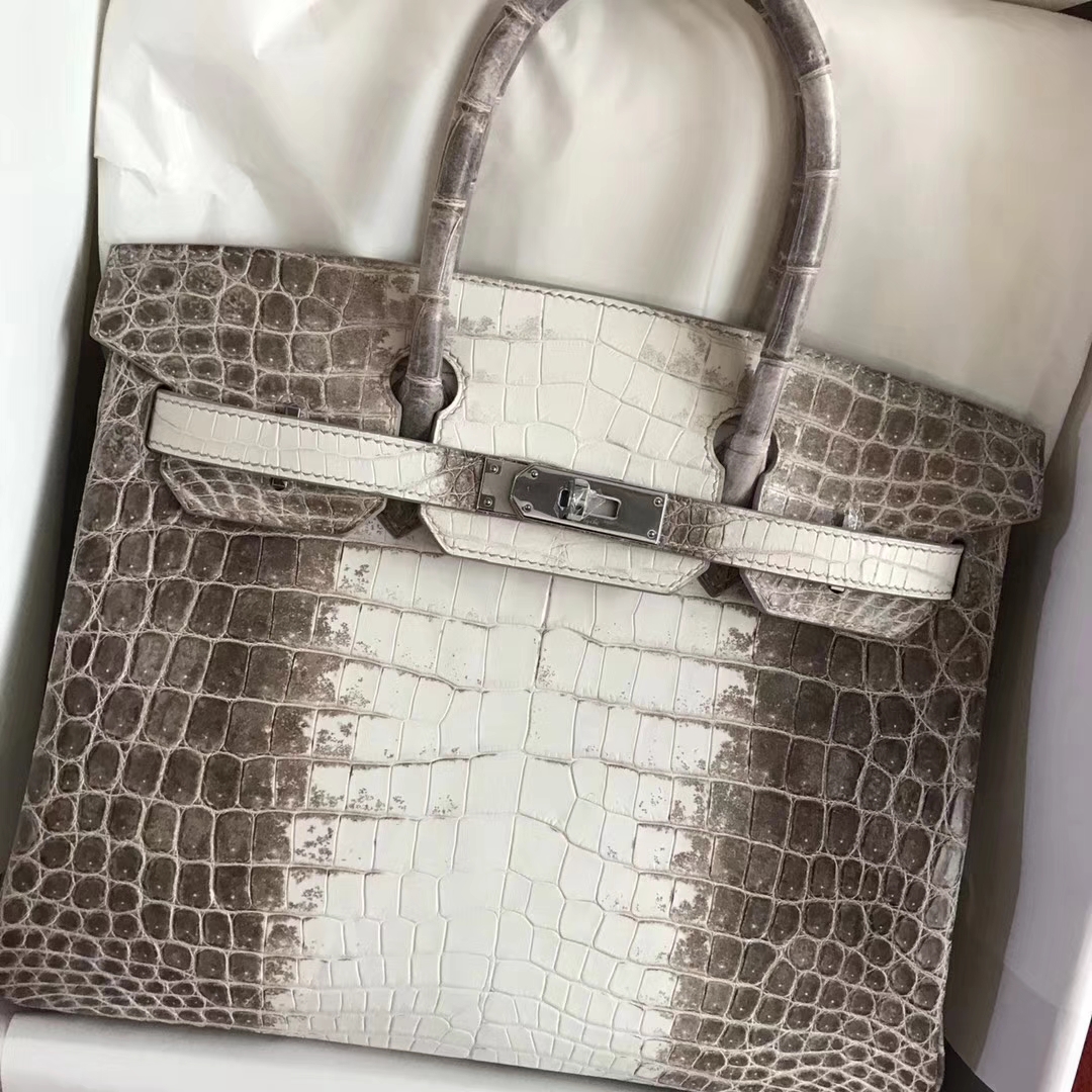 Discount Hermes Himalaya Crocodile Leather Birkin30CM Tote Bag