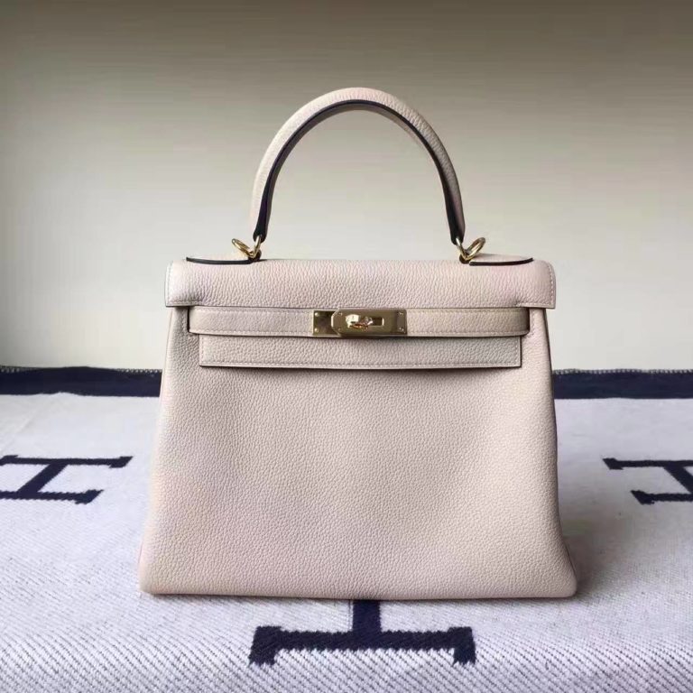 Hermes S2 Trench Grey Togo Leather Kelly Bag  28CM