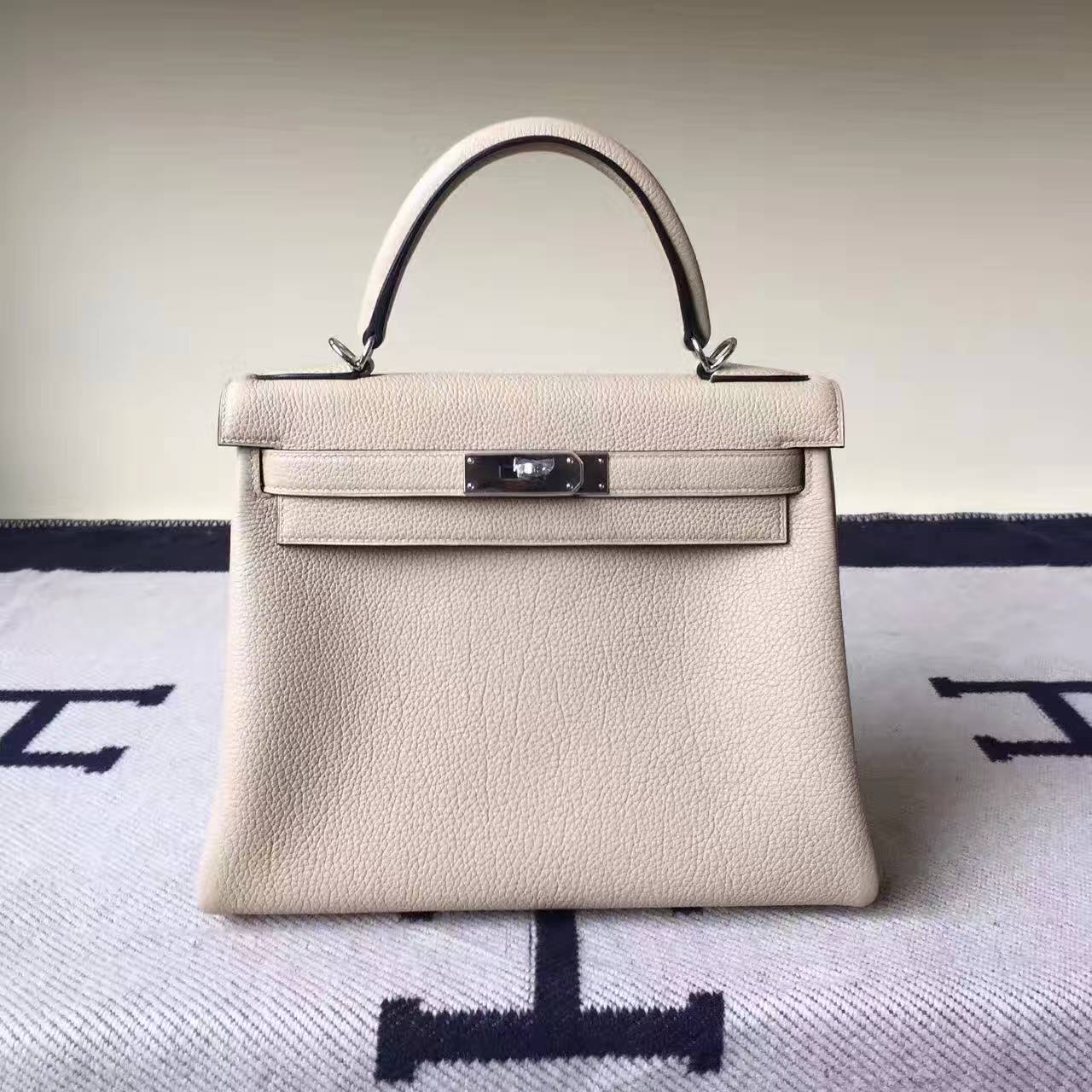 Wholesale Hermes S2 Trench Grey Togo Leather Kelly Bag 28CM
