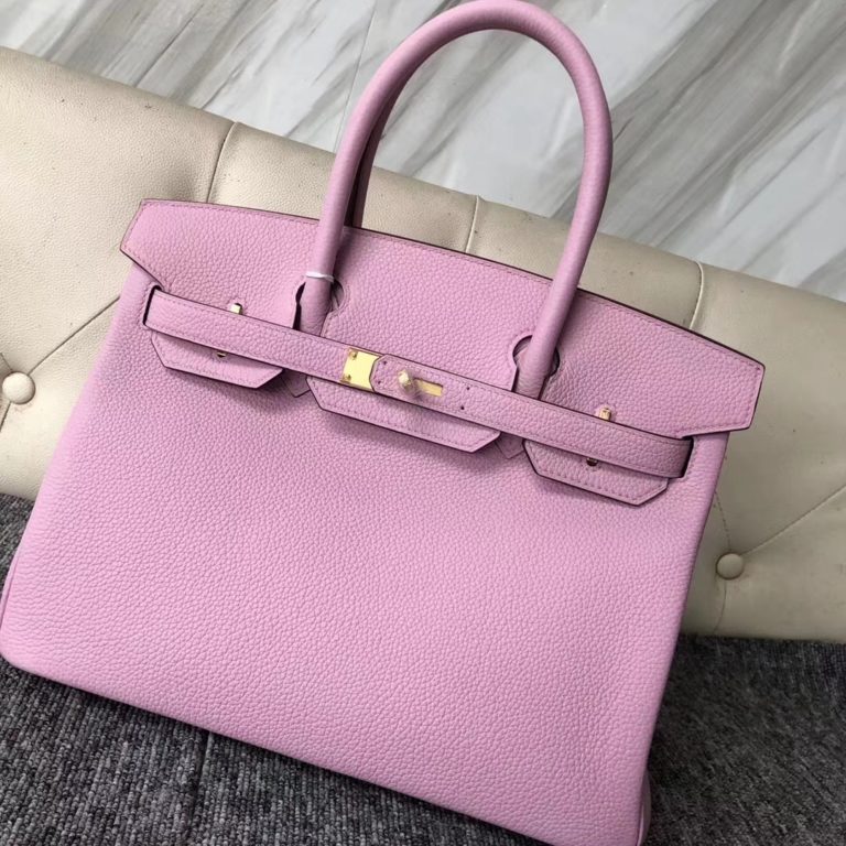 Hermes Color X9 Mauve Sylvestre Togo Calf Birkin Bag 30CM Gold Hardware