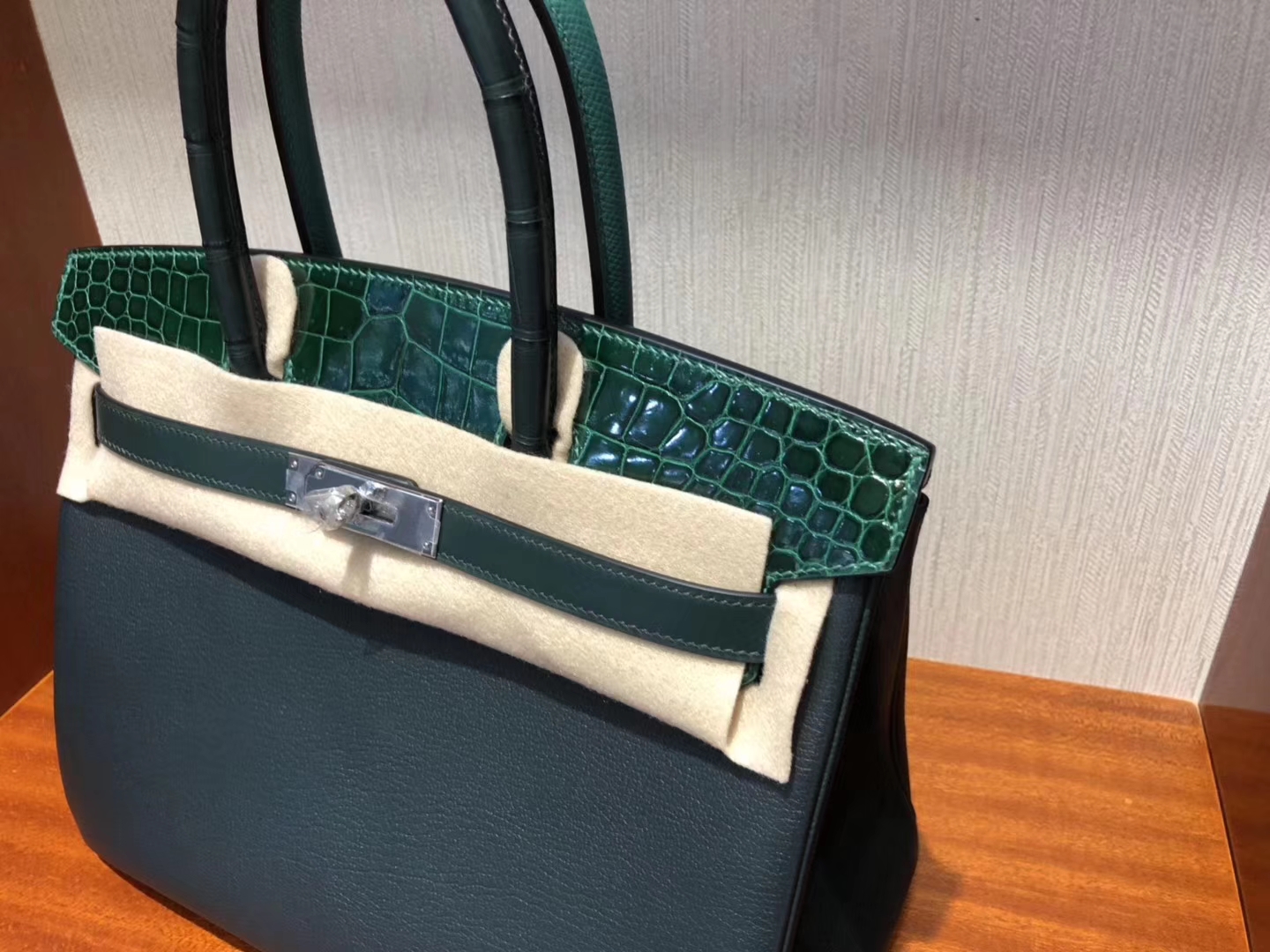 Discount Hermes Eight-color Crocodile/Togo Leather Birkin30CM Bag Silver Hardware